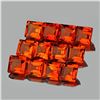 Image 1 : Natural Mandarin Orange Spessartite Garnet 12 Pcs - VVS