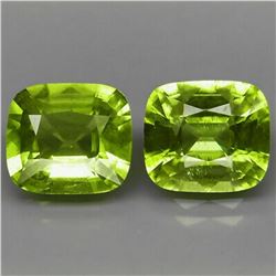 Natural Green Peridot Pair 5.01 Ct. - Untreated