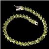 Image 2 : Natural Marquise Peridot 72.95 Cts Bracelet