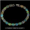 Image 1 : Natural Unheated White Opal Bracelet