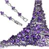 Image 2 : NATURAL AAA PURPLE AMETHYST 198 Ct Necklace