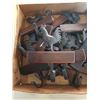 Image 2 : BOX OF DECORATIVE METAL ROOSTER HOOKS