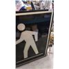 Image 2 : PLASTIC PEDESTRIAN SIGN 4 X 3 FOOT