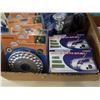 Image 2 : BOX OF LED LIGHTS, RADIOS AND SCREEN PROTECTOR FLUID
