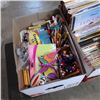 Image 2 : 3 BOXES OF CRAFT SUPLLIES KIDS LITERATURE AND GAMES