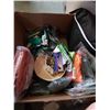 Image 2 : BOX OF GARDEN ITEMS, SEEDS, SMALL TOOLS AND MORE