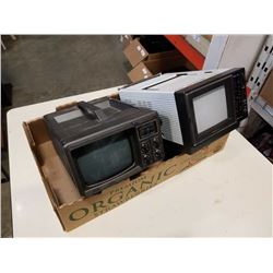 VINTAGE BENTLEY AND PULSER PORTABLE TVS