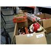 Image 1 : BOX OF TOYS AND COLLECTABLES, NINJA TURNTLES TOY CASE, DIE CAST TRUCK