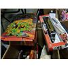 Image 3 : BOX OF TOYS AND COLLECTABLES, NINJA TURNTLES TOY CASE, DIE CAST TRUCK