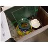 Image 2 : TWO BOXES AND BASKET OF COLLECTIBLES