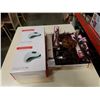 Image 1 : 2 PROFESSIONAL GEL POLISH LED NAIL DRYER LAMPS AND TRAY OF HAIR EXTENTIONS
