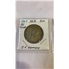 Image 2 : 2 USA SILVER 50 CENT JF KENNEDY .35 SILVER