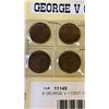 Image 3 : 8 GEORGE V 1 CENT COINS
