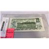 Image 2 : 3 MINT 1973 CANADIAN 1 DOLLAR BILLS - 2 IN SEQUENCE, LAST ISSUE OF BILL