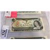 Image 3 : 3 MINT 1973 CANADIAN 1 DOLLAR BILLS - 2 IN SEQUENCE, LAST ISSUE OF BILL