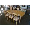 Image 1 : IKEA FORISHED TABLE 40" X 76"/100" AND 6 CHAIRS