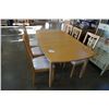 Image 2 : IKEA FORISHED TABLE 40" X 76"/100" AND 6 CHAIRS