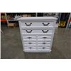 Image 1 : WHITE 5 DRAWER CHEST OF DRAWERS