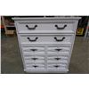 Image 2 : WHITE 5 DRAWER CHEST OF DRAWERS