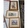 Image 1 : 2 PRINTS AND VINTAGE RELIGIOUS PAINTING