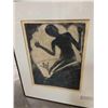 Image 2 : JOAN MONT ARCA - DIPTYCH, DRY POINT ETCHING "MAN LIVING BY HIS OWN LIGHT MAN LIVING BY GODS LIGHT"