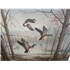 Image 2 : LARGE ACRYLIC PAINTING ON CANVAS - DUCK FOREST SCENE