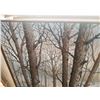 Image 3 : LARGE ACRYLIC PAINTING ON CANVAS - DUCK FOREST SCENE