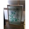 Image 1 : GLASS PAINTED FLOWER ART
