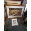 Image 1 : MONET PRINT LE JARDIN THE GARDEN AND SMALL ART DECO PRINT