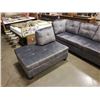 Image 8 : BRAND NEW 4 PIECE GREY SECTIONAL SOFA W/ REVERSIBLE CHAISE AND STORAGE OTTOMAN - RETAIL $1999