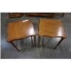 Image 1 : 2 SMALL MAPLE ENDTABLES