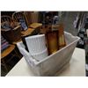 Image 1 : BIN OF DECORATIVE PLATTERS