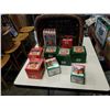 Image 1 : BASKET OF MINIATURE CHRISTMAS HOUSES