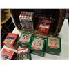 Image 2 : BASKET OF MINIATURE CHRISTMAS HOUSES
