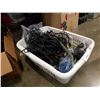 Image 1 : BASKET OF MICROPHONES AND AUDIO CABLES