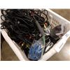 Image 2 : BASKET OF MICROPHONES AND AUDIO CABLES