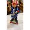 Image 2 : PIG, CANADA POST AND HEART COIN BANKS WITH FIREFIGHTER AND FIGURE DECANTERS