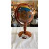 Image 3 : WOOD GLOBE AND WOOD FIGURE
