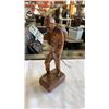 Image 14 : VINTAGE NEEDLEPOINTS AND WOOD FIGURES