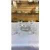 Image 1 : CRYSTAL GLASSES, PLATES AND BOWL