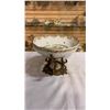 Image 1 : PORCELAIN HAND PAINTED FRENCH MOUNTED BOWL