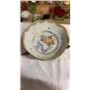 Image 8 : PORCELAIN HAND PAINTED FRENCH MOUNTED BOWL