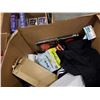 Image 2 : BOX OF MISC HOUSEHOLD ITEMS, DREAM CATCHER, ETC