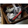 Image 2 : BOX OF ASSORTED SPORTING GOODS, EVERLAST TRAINING GLOVES, BIKE PUMP, ETC