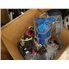 Image 2 : BOX OF ASSORTED TOOLS, GARDIAN FALL PROTECTION HARNESS, ETC