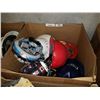 Image 1 : BOX OF ASSORTED HELMETS AND HARD HATS