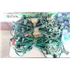 Image 2 : LOT OF OUTDOOR CHRISTMAS LIGHTING IN TOTE W/ LID- SOME NEW IN BOX