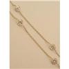 Image 1 : 14KY Gold CZ Elegant Necklace