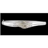 Image 1 : 14K GOLD TWO-TONE .50ct DIAMOND BANGLE