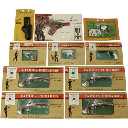 Large Lot of Marx Miniature Toy Guns